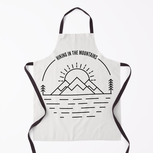 Item preview, Hiking In The Mountains Black designed and sold by DarkHumorstore.
