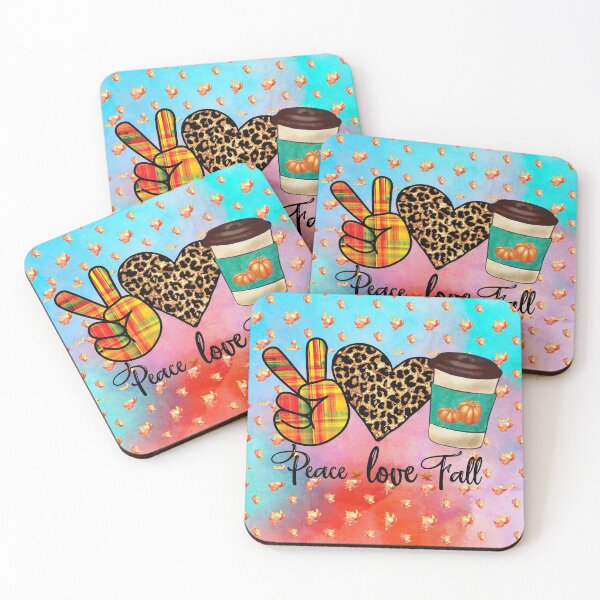 Item preview,  Halloween  peace ,love and pumpkin leopard  heart design  designed and sold by Moussa  Sussi.