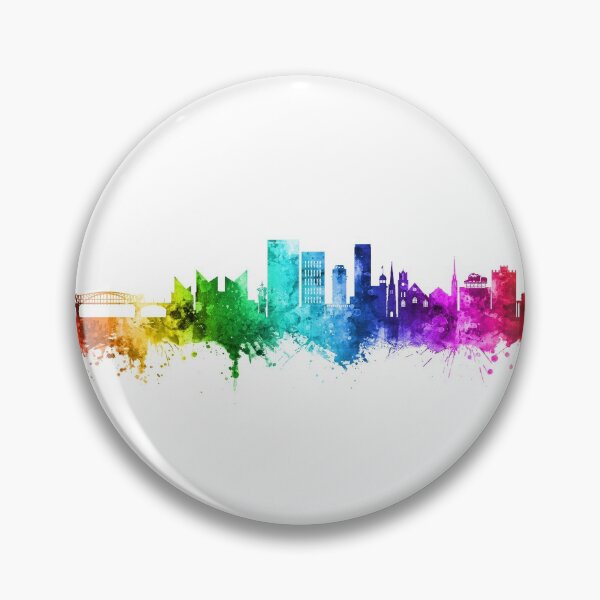 Item preview, Chattanooga Tennessee Skyline designed and sold by ArtPrints.