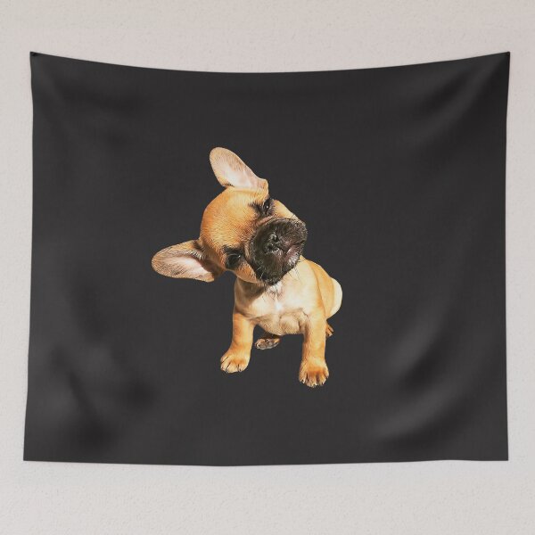 Item preview, French Bulldog Cute Head Tilt designed and sold by ElegantCat.