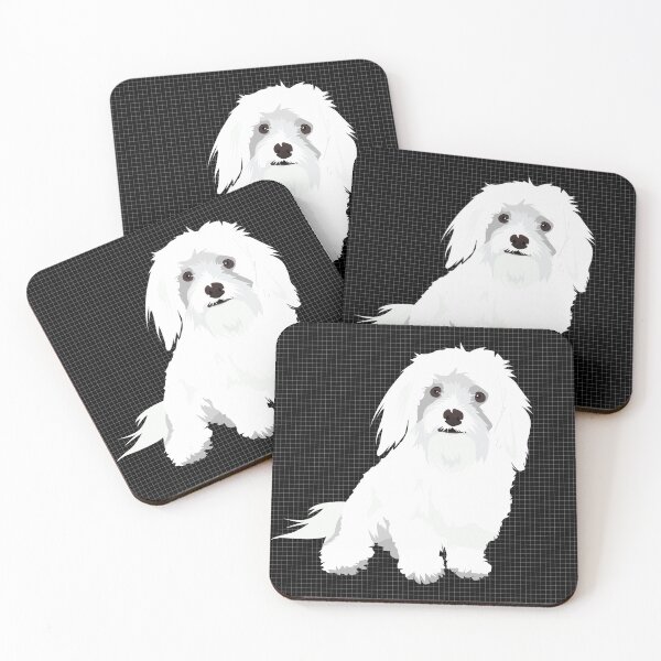 Item preview, Animal Vignette : Maltese Dog Breed designed and sold by CraftingYellow.