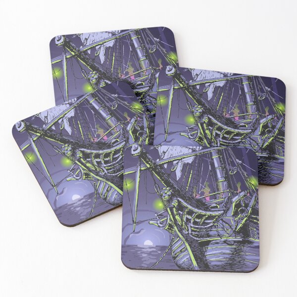 Item preview, Ghost-Ship-Landscape-Fantasy designed and sold by aurielaki.