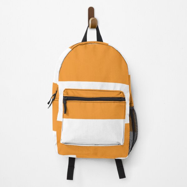 Item preview, Large ORANGE and WHITE Horizontal STRIPES designed and sold by RachelMacht.