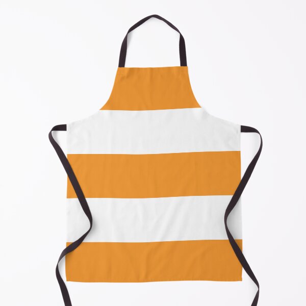 Item preview, Large ORANGE and WHITE Horizontal STRIPES designed and sold by RachelMacht.