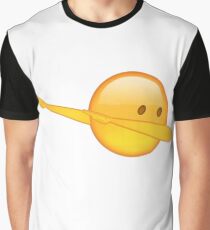 Tupfen Sie Emoji Grafik T-Shirt