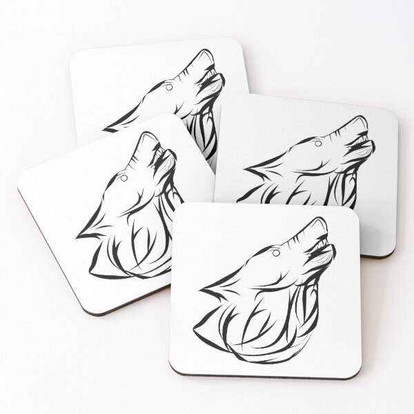 Item preview, Tribal Howling Wolf designed and sold by faishalwira.