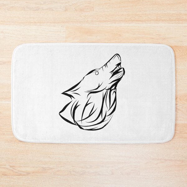 Item preview, Tribal Howling Wolf designed and sold by faishalwira.