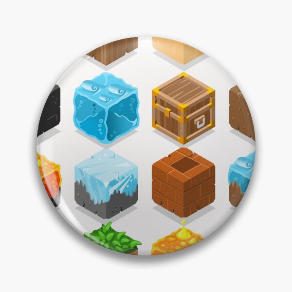 Item preview, Mine Craft Cubes Elements designed and sold by aurielaki.