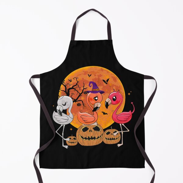 Item preview, Cute Flamingo Witch Halloween Vintage Shirt Skull Flamingos Pumpkin Bat Fly Moon T Shirt designed and sold by tuanitus.