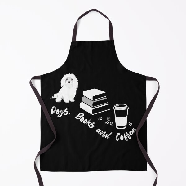 Item preview, Dogs, Books and Coffee : Maltese Edition designed and sold by CraftingYellow.