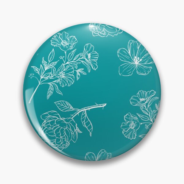 Aperçu de l'œuvre Croquis de fleurs bleuâtres créée et vendue par Romexcreative.