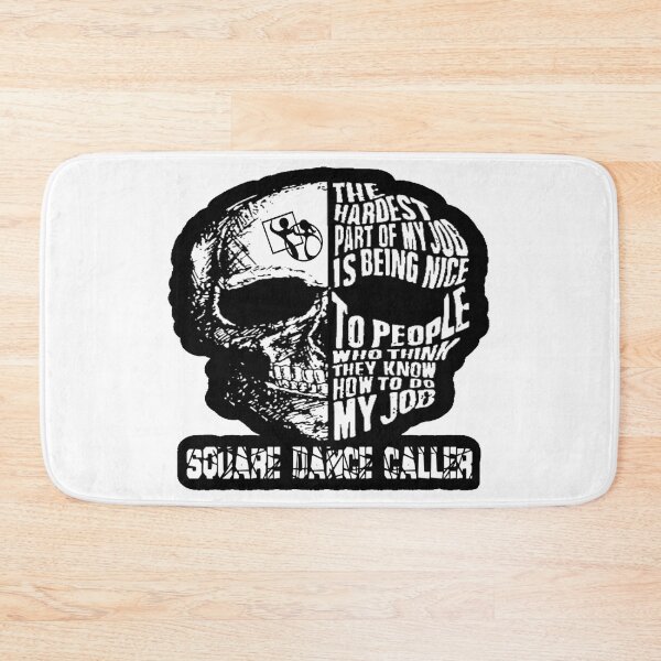 Item preview, Caller Skull BLK designed and sold by Square Dancing Gifts & Merchandise.