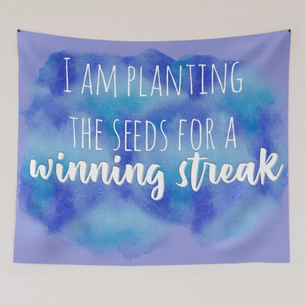 Item preview, Planting the seeds for a winning streak pastel background designed and sold by Aura-E.