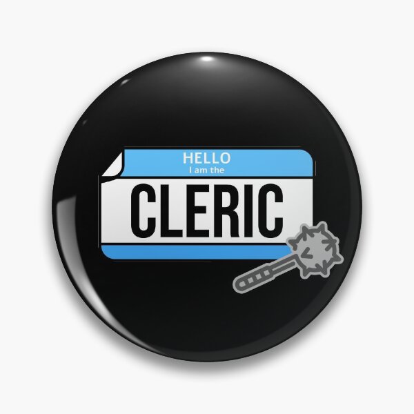 Item preview, Hello, I am the Cleric DnD Nametag designed and sold by DruidsDesigns.