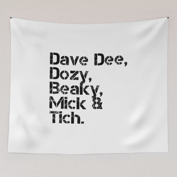 Aperçu de l'œuvre Dave Dee, Dozy, Beaky, Mick et Tich [programmation] créée et vendue par lazarusheart.