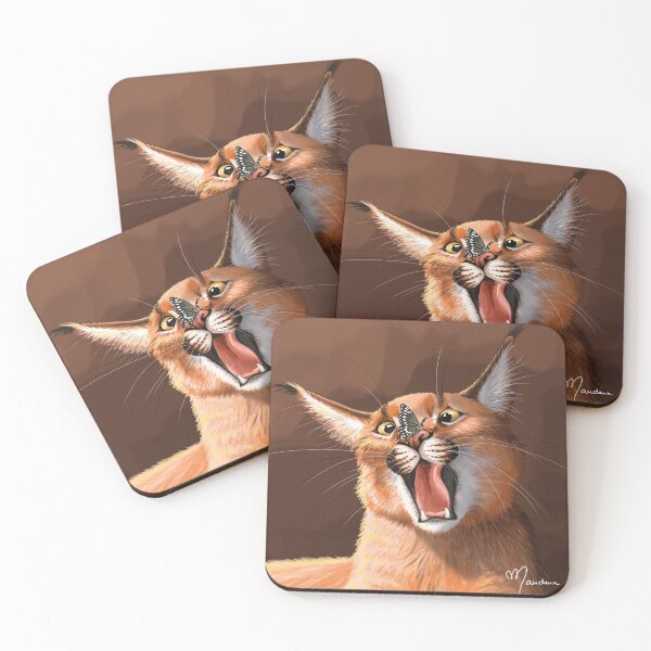 Item preview, Caracal panicking designed and sold by Maudeux.