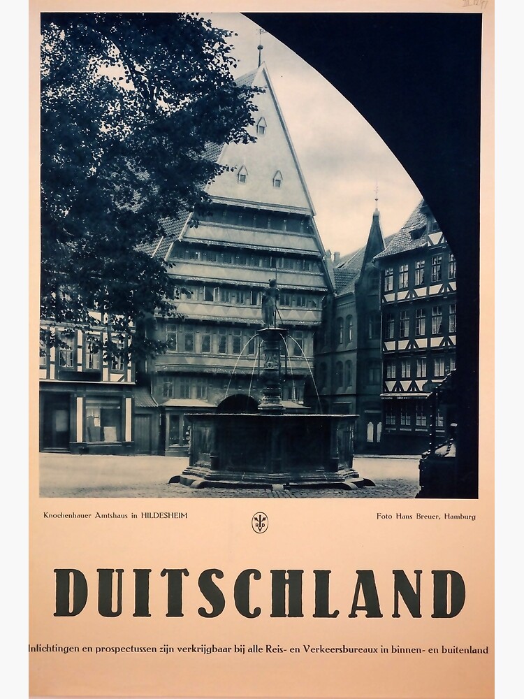 Deutschland retro Poster