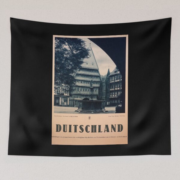 Item preview, Deutschland retro poster designed and sold by CorasPosters.
