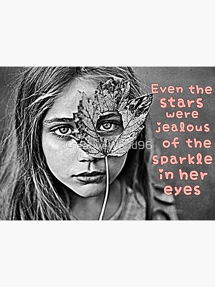 "Sparkle in her eyes" Canvas Print for Sale by CreativeWorld96 Redbubble