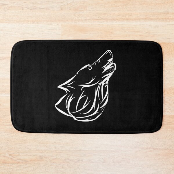 Item preview, Tribal Howling Wolf White designed and sold by faishalwira.