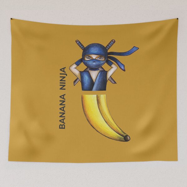 Item preview, BANANA NINJA by FrankenDuo afterglow orange designed and sold by FrankenDuo.