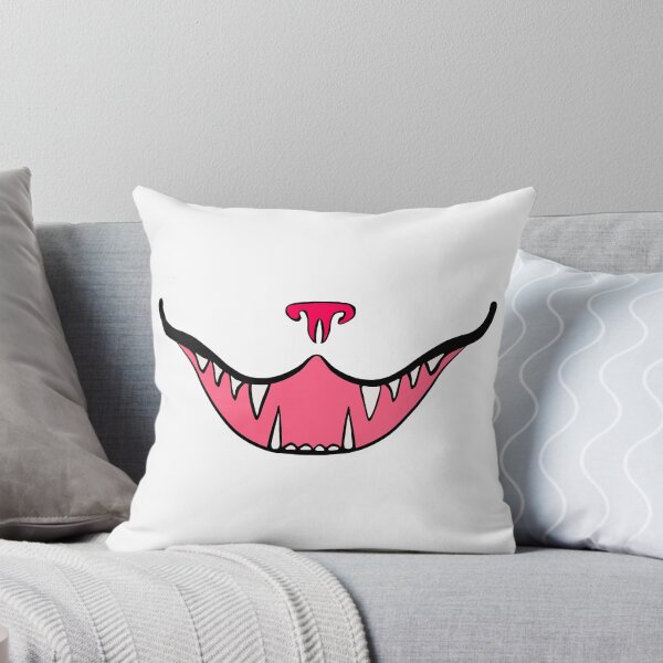 Artikelvorschau, Cat Snarl Mask (rosa Mund) Weiße Maske entworfen und verkauft von StudioShearling.