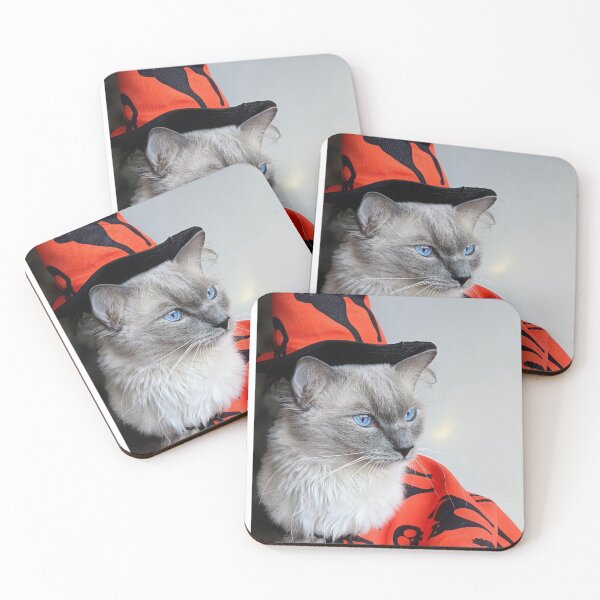 Item preview, Halloween ragdoll cat Odin designed and sold by Fluffycat2020.