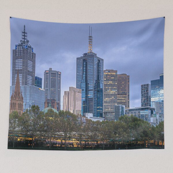 Item preview, The Melbourne Skyline designed and sold by Steven Jodoin.