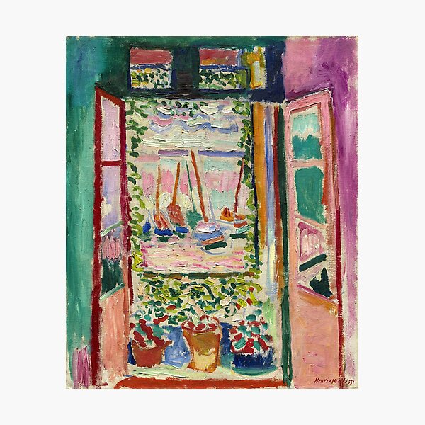 The Open Window by Matisse Photographic Print