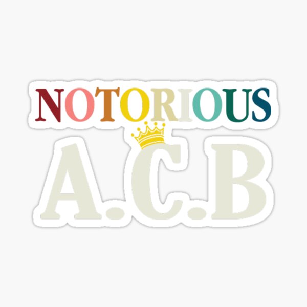 Item preview, notorious acb retro designed and sold by JoanneHughes.