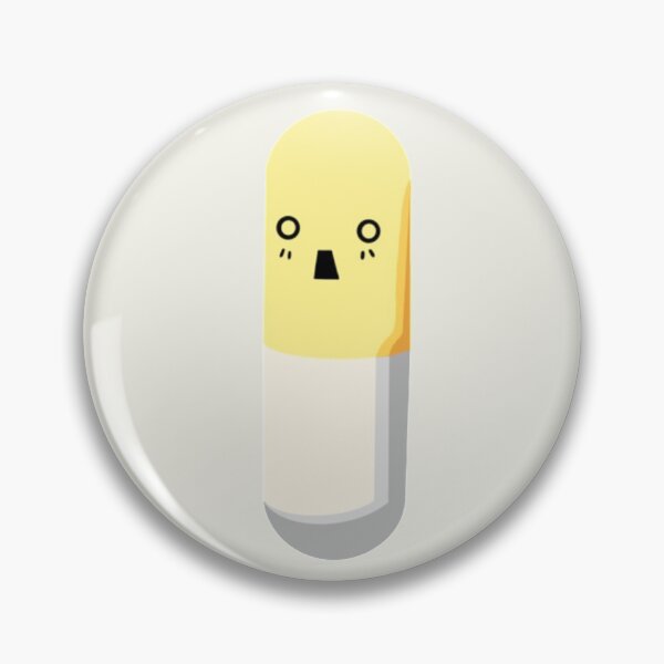 Item preview, Kawaii cute pill - yellow designed and sold by bayleft.