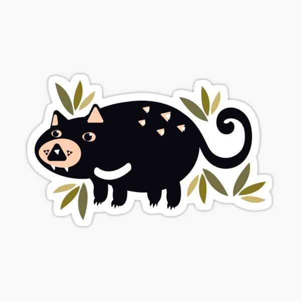 Tassie Devil Dreaming Sticker