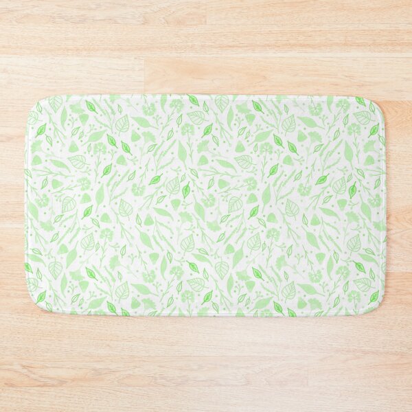 Item preview, Green Fall Flora Pattern designed and sold by everything4eva.