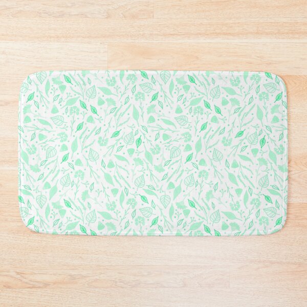 Item preview, Turquoise Fall Flora Pattern designed and sold by everything4eva.