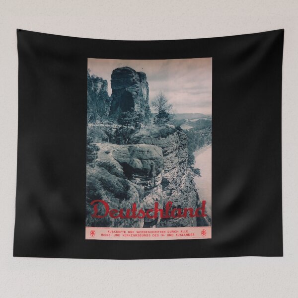 Item preview, Deutschland retro poster designed and sold by CorasPosters.