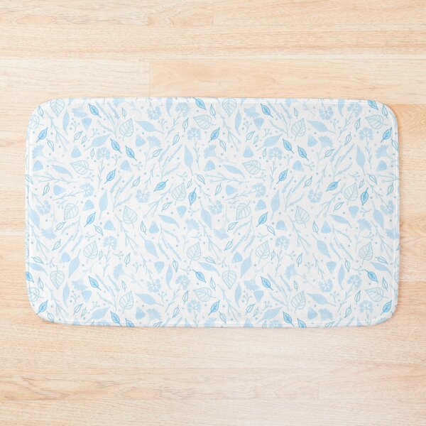 Item preview, Blue Fall Flora Pattern designed and sold by everything4eva.