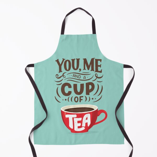 Item preview, You Me and a Cup of Tea Cute Tea Quote designed and sold by CrystalCrush.