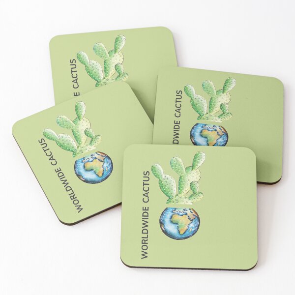 Item preview, WORLDWIDE CACTUS by FrankenDuo olive green designed and sold by FrankenDuo.