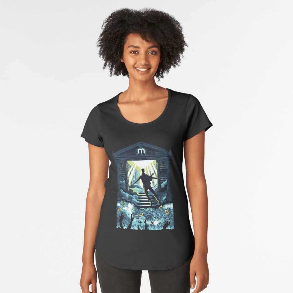 Item preview, Premium Scoop T-Shirt designed and sold by minerstat.