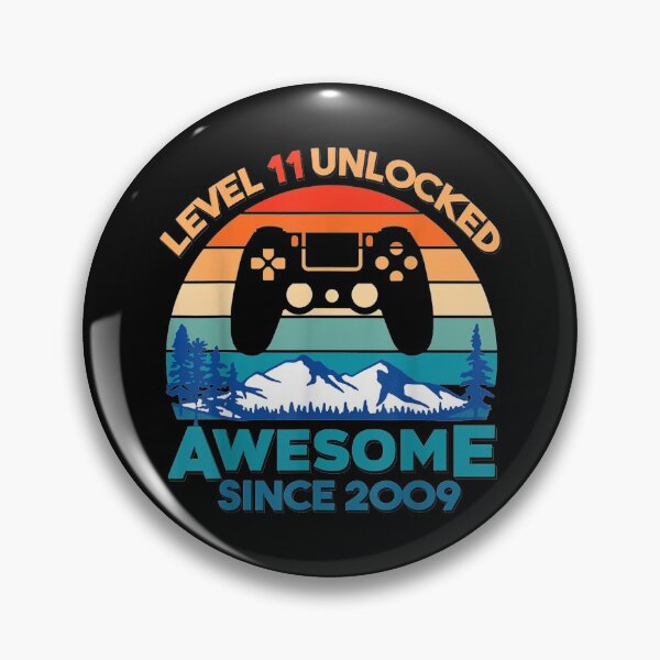 Item preview, Level 11 Unlocked Birthday 11 Years Old Awesome Since 2009  designed and sold by NoeWooden.