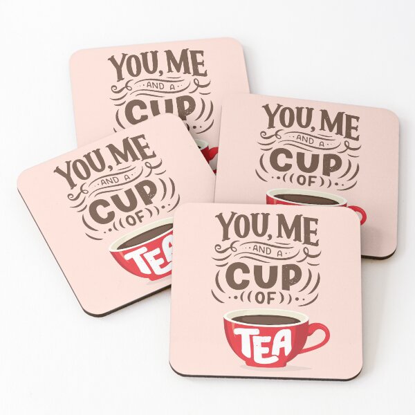 Item preview, You Me and a Cup of Tea Cute Tea Quote designed and sold by CrystalCrush.