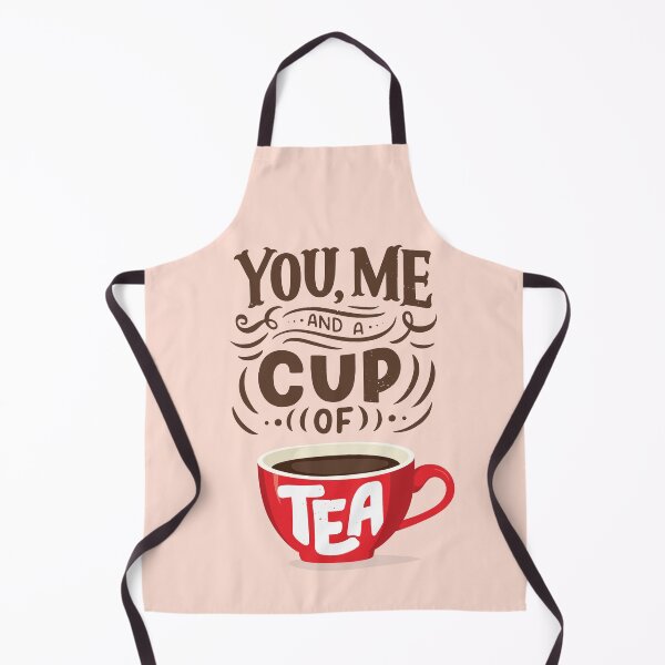 Item preview, You Me and a Cup of Tea Cute Tea Quote designed and sold by CrystalCrush.