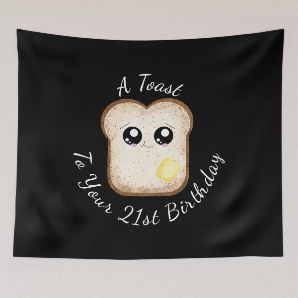 Item preview, A toast to your 21st birthdayday - Funny 21st bday gift designed and sold by PlusAdore.