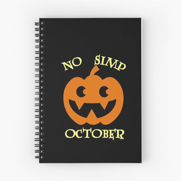 Item preview, No Simp October funny halloween gift ideas designed and sold by RedJazz.