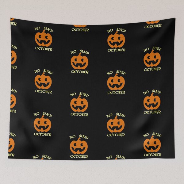 Item preview, No Simp October funny halloween gift ideas designed and sold by RedJazz.