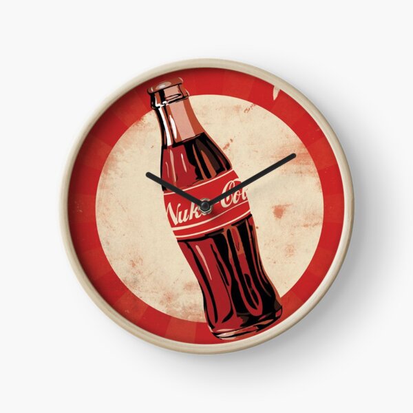 "Nuka Cola Poster" Clock for Sale by VaultMagazine Redbubble
