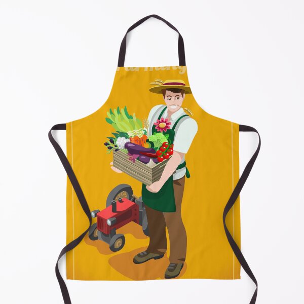 Item preview, Greengrocer Farmer with Fresh Food designed and sold by aurielaki.