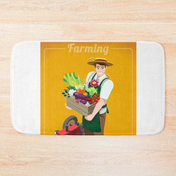 Item preview, Greengrocer Farmer with Fresh Food designed and sold by aurielaki.