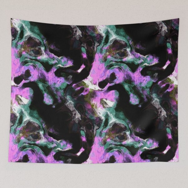 Item preview, Multicolor Abstract Paint Spill Pattern 3 designed and sold by everything4eva.