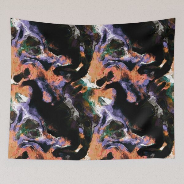 Item preview, Multicolor Abstract Paint Spill Pattern 5 designed and sold by everything4eva.
